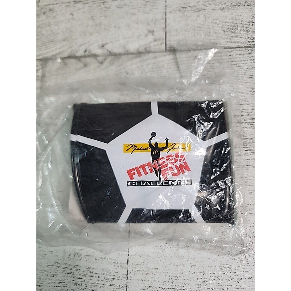 NEW Mcdonalds 1991 Happy Meal Toy Michael Jordan Soccer Ball Vintage SEALED